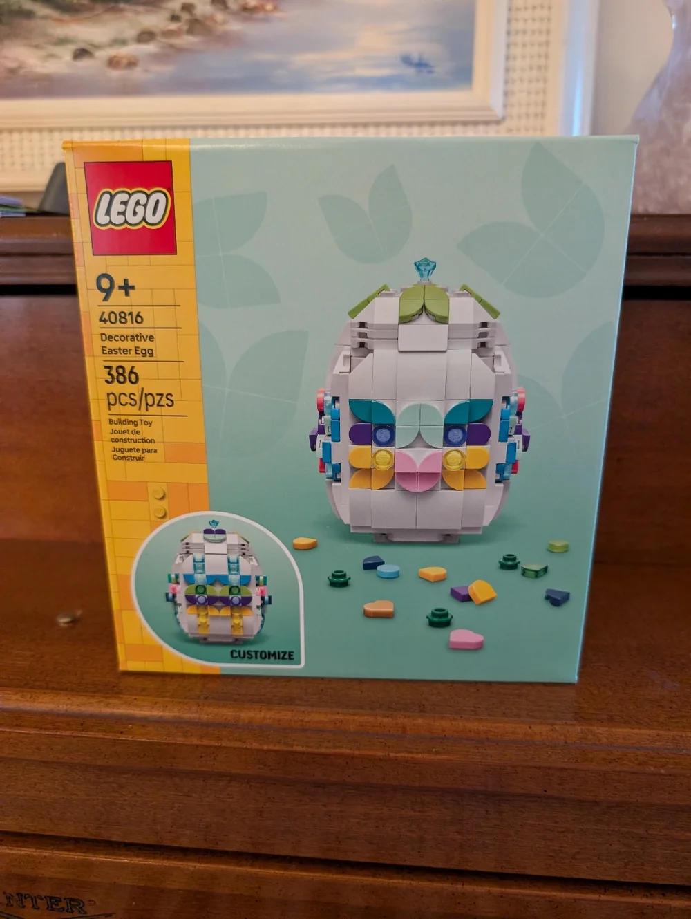 LEGO Decorative Easter Egg Set 386 Pieces #40816 Ages 9+‎ New Sealed